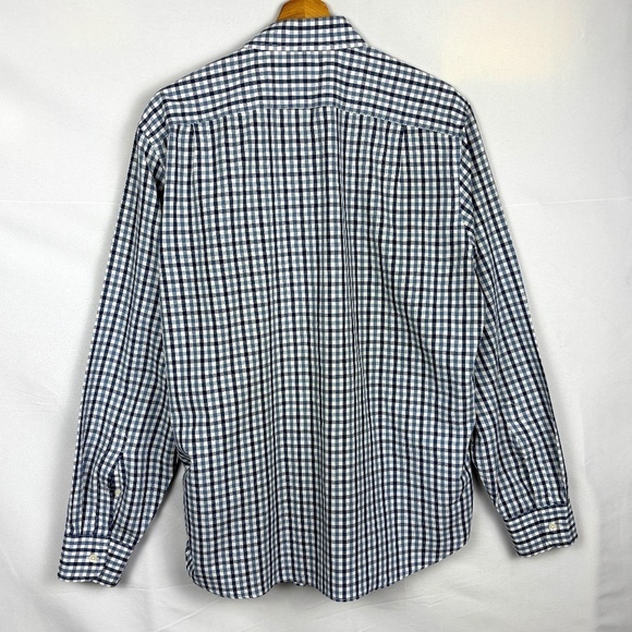 J Crew Men's Long Sleeve Slim Button Down Shirt Sz L Cotton Plaid Casual Preppy - Picture 2 of 9